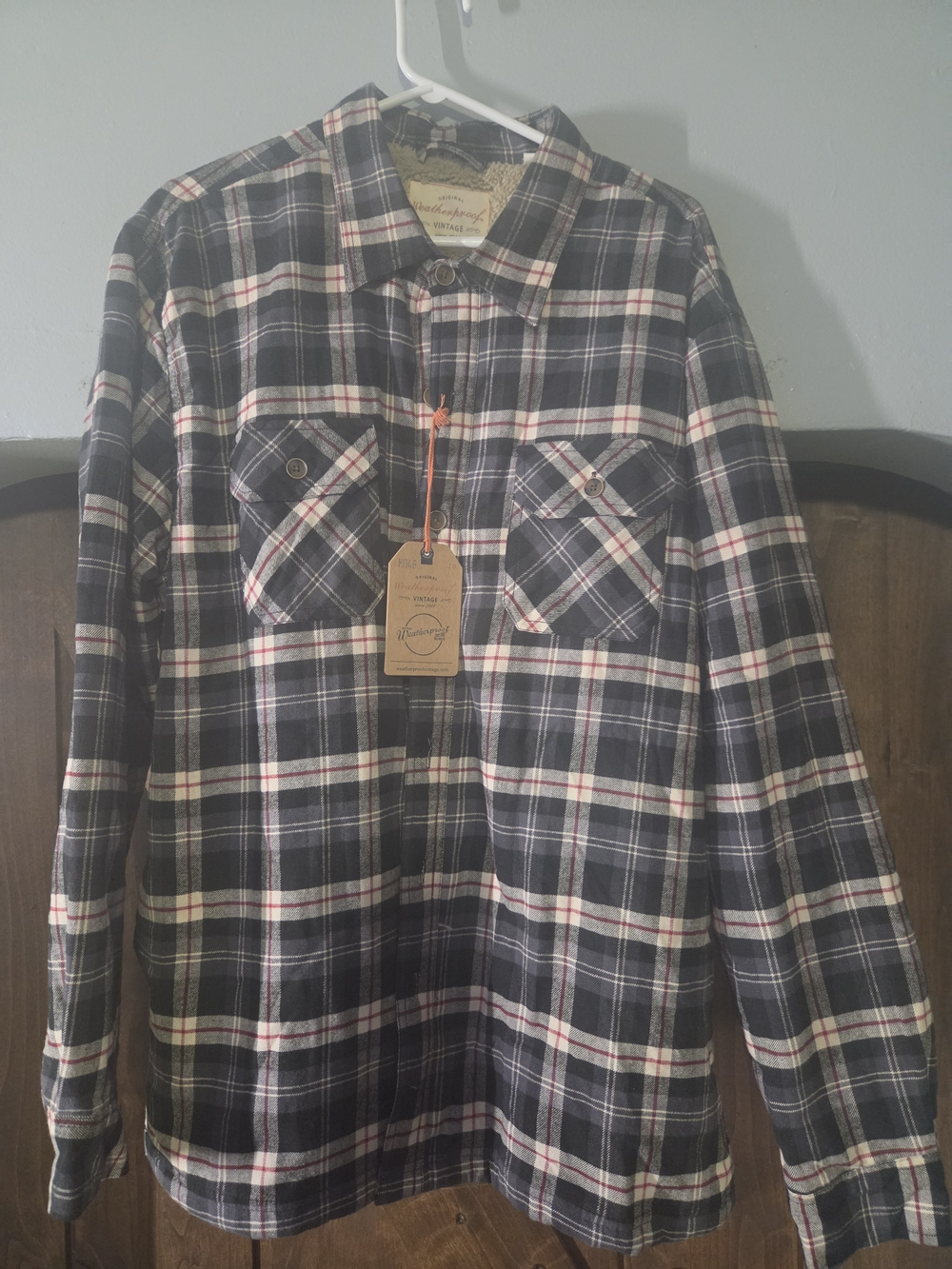 Men's Black Plaid Flannel Shirt - Classic Workwear